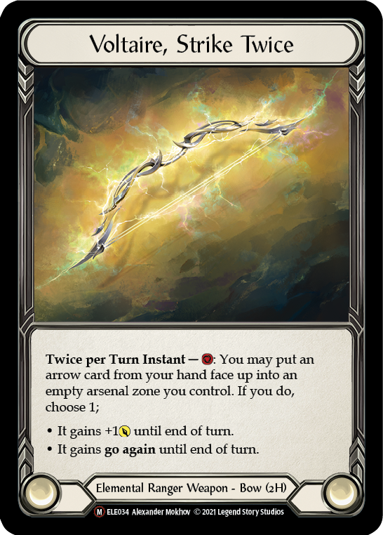 Voltaire, Strike Twice [U-ELE034] Unlimited Normal | Good Games Adelaide SA