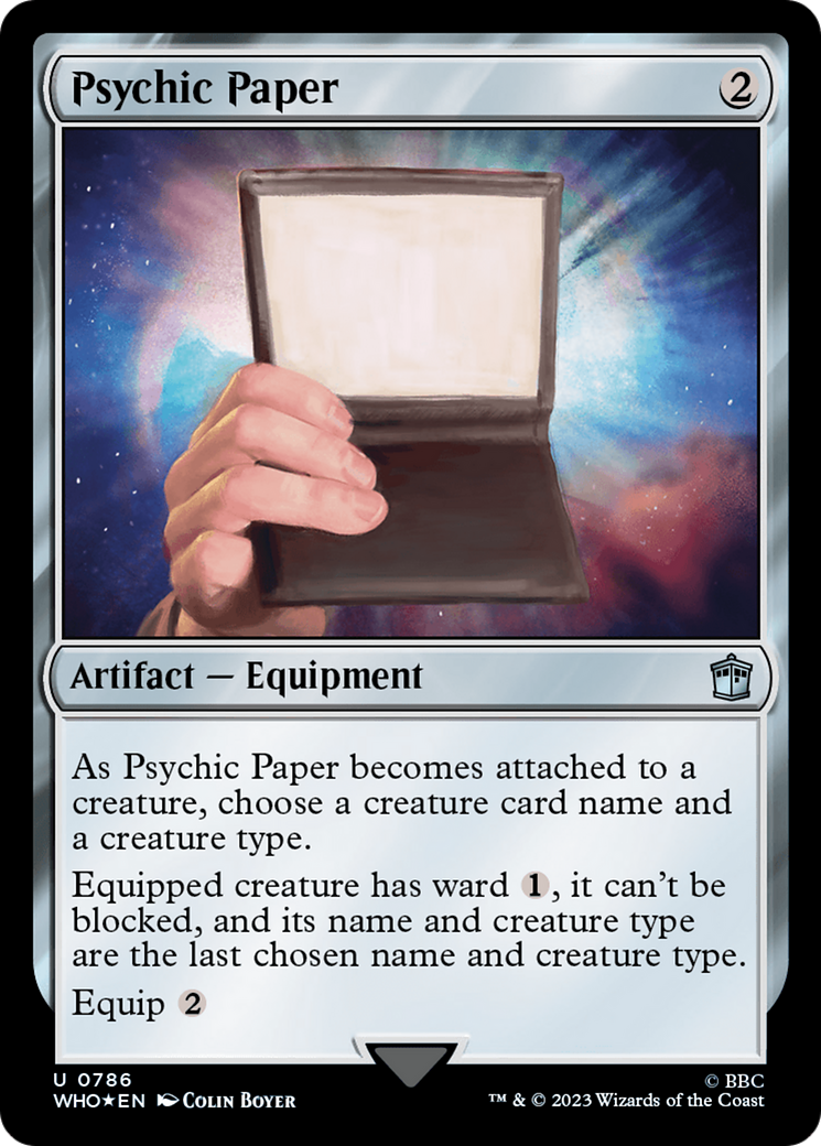 Psychic Paper (Surge Foil) [Doctor Who] | Good Games Adelaide SA