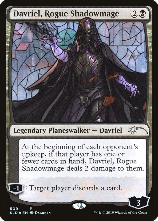 Davriel Rogue Shadowmage Stained Glass 509 (Secret Lair Drop Series)  - Foil | Good Games Adelaide SA