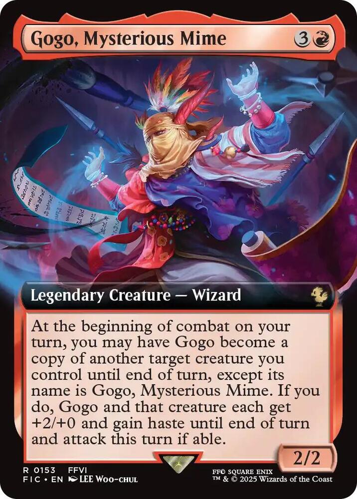 Gogo, Mysterious Mime 153 (Commander: FINAL FANTASY)  - Foil | Good Games Adelaide SA