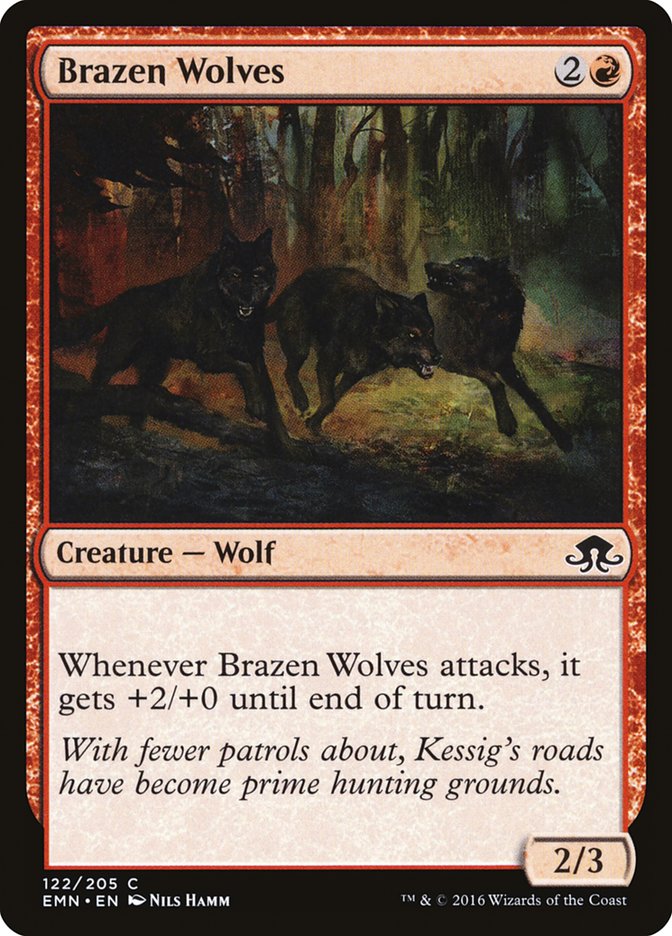 Brazen Wolves 122 (Eldritch Moon)  | Good Games Adelaide SA