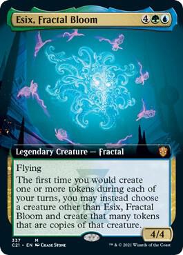 Esix Fractal Bloom Extended Art 337 (Commander 2021)  | Good Games Adelaide SA