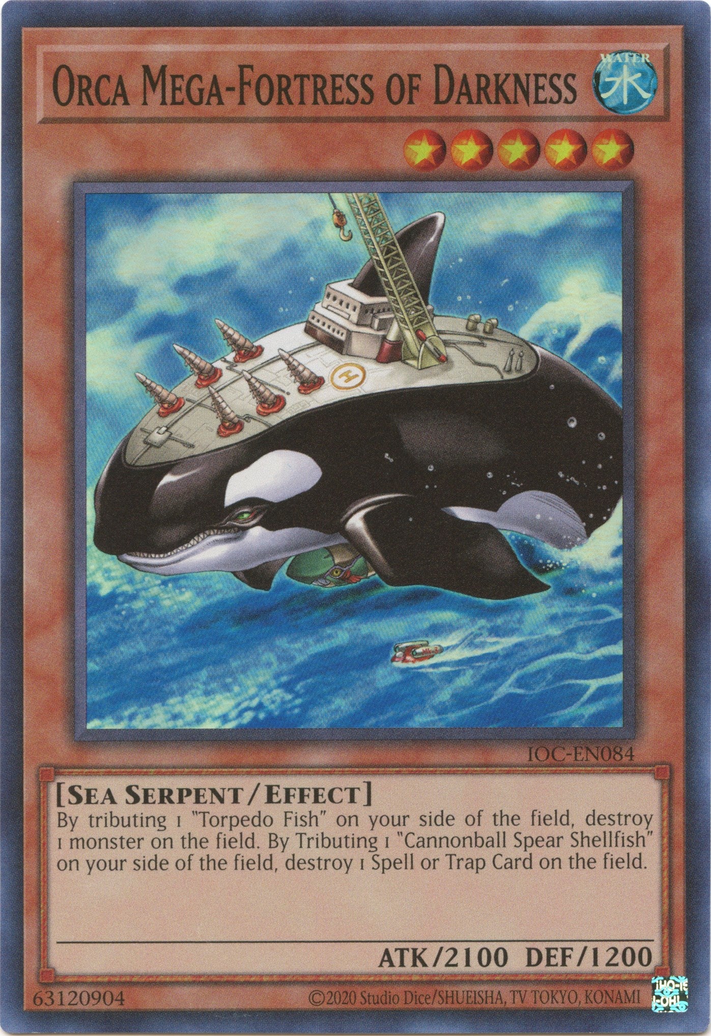 Orca Mega-Fortress of Darkness (25th Anniversary) [IOC-EN084] Super Rare | Good Games Adelaide SA