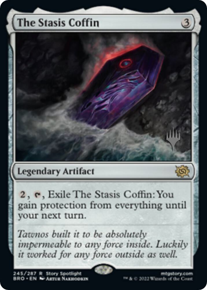 The Stasis Coffin 245 (Promo Pack: The Brothers' War)  - Foil | Good Games Adelaide SA