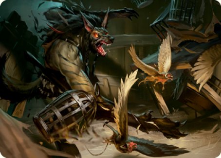 Wing Shredder Art Card [Innistrad: Midnight Hunt Art Series] | Good Games Adelaide SA