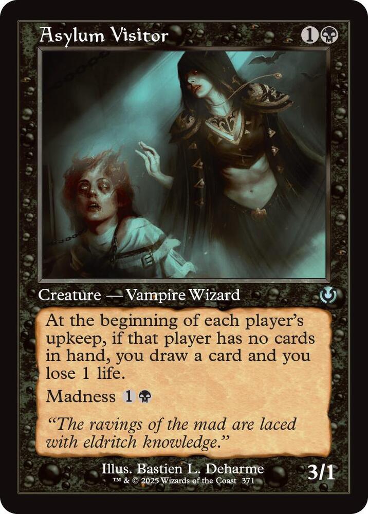Asylum Visitor Retro Frame 371 (Innistrad Remastered)  - Retro | Good Games Adelaide SA