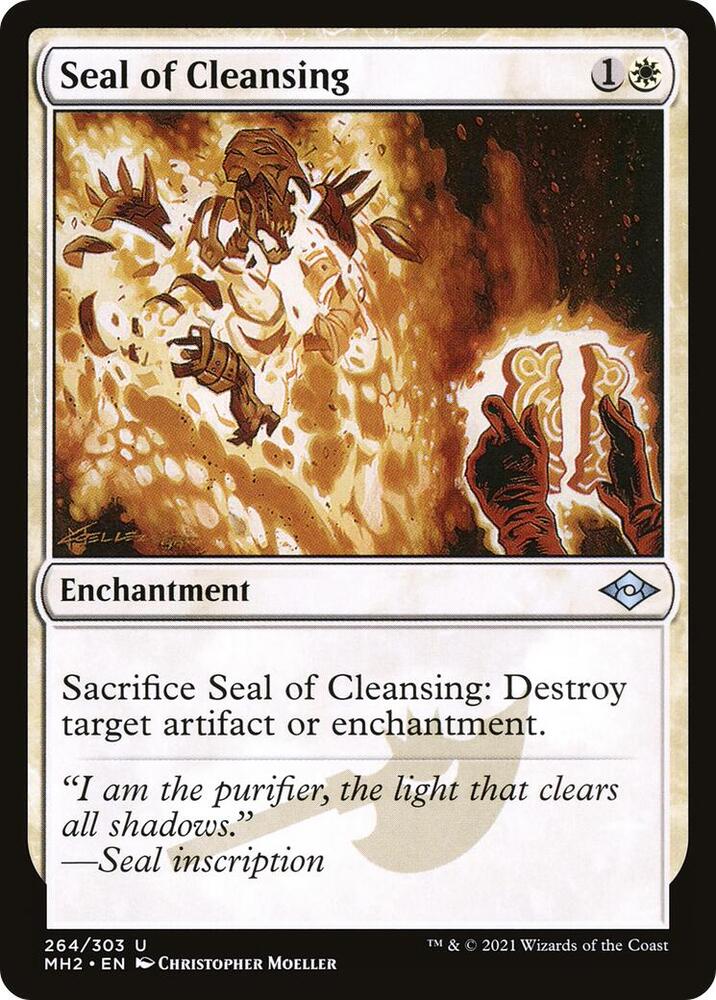 Seal of Cleansing 264 (Modern Horizons 2)  - Foil | Good Games Adelaide SA