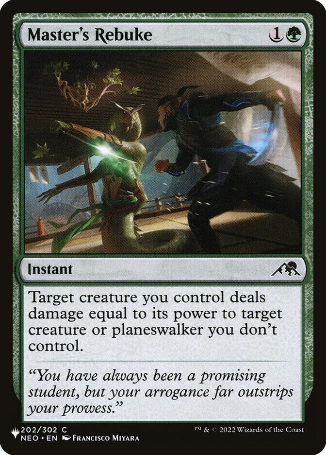 Masters Rebuke 202/302 (The List Reprints)  | Good Games Adelaide SA