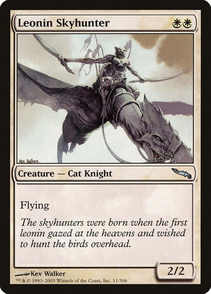 Leonin Skyhunter 11 (Mirrodin)  - Foil | Good Games Adelaide SA