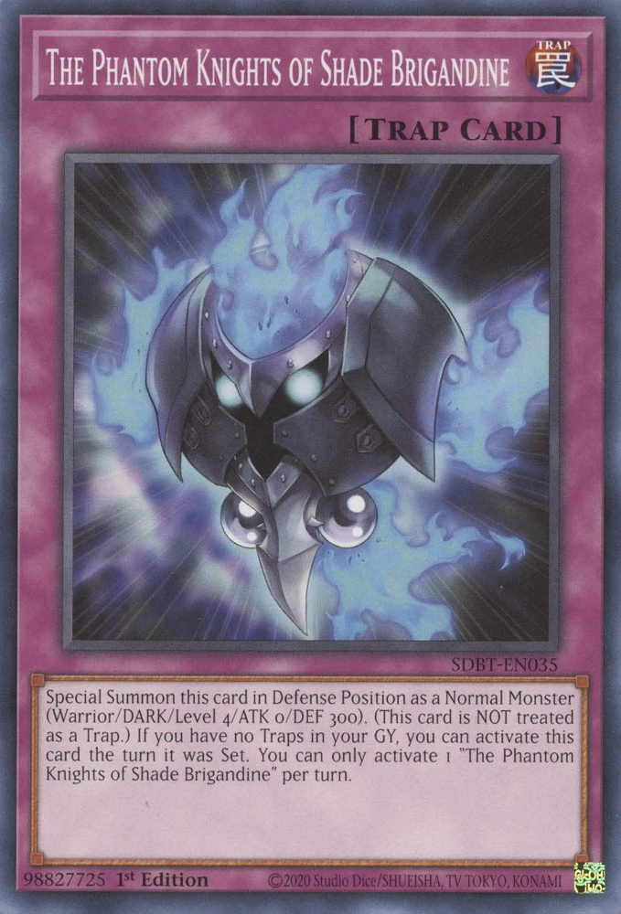 The Phantom Knights of Shade Brigandine [SDBT-EN035] Common | Good Games Adelaide SA
