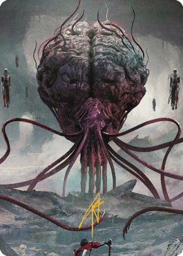 Elder Brain Art Card (Gold-Stamped Signature) [Commander Legends: Battle for Baldur's Gate Art Series] | Good Games Adelaide SA