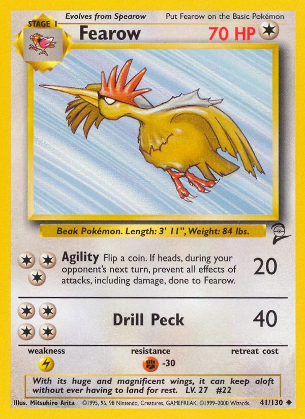 Fearow (41/130) [Base Set 2] | Good Games Adelaide SA