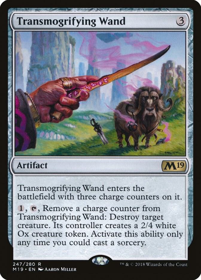 Transmogrifying Wand 247 (Core Set 2019)  | Good Games Adelaide SA