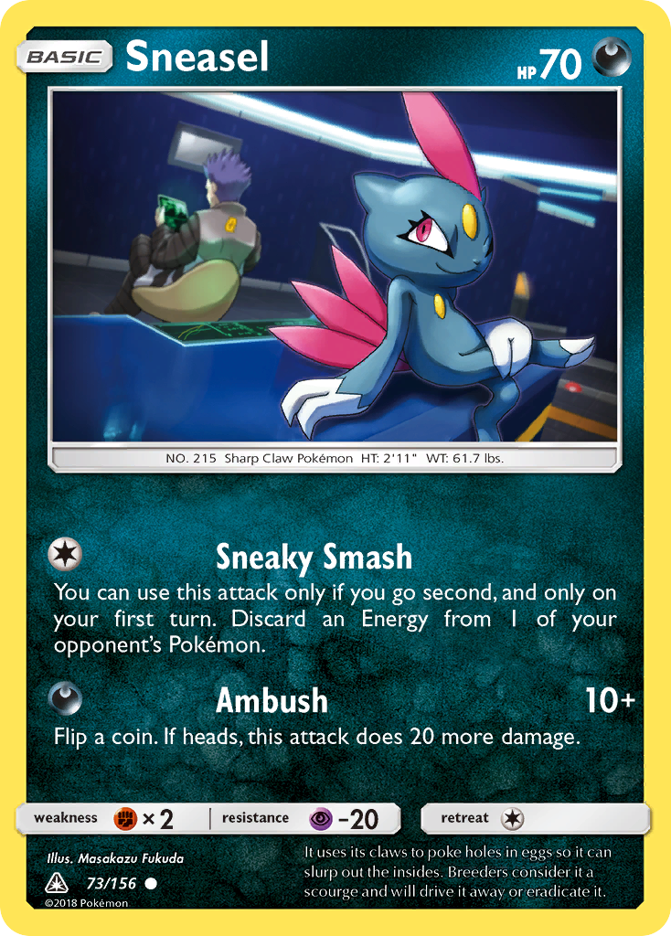 Sneasel (73/156) [Sun & Moon: Ultra Prism] | Good Games Adelaide SA