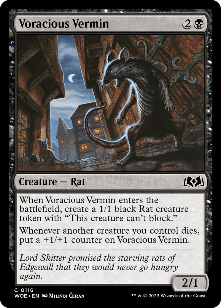 Voracious Vermin [Wilds of Eldraine] | Good Games Adelaide SA