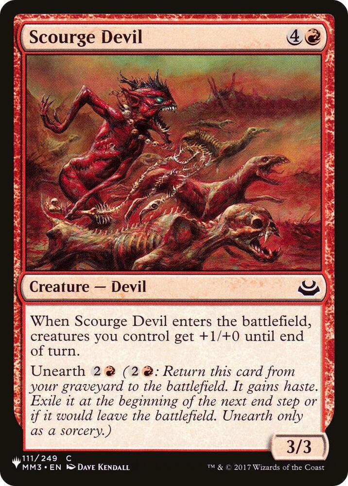 Scourge Devil 111/249 (The List Reprints)  | Good Games Adelaide SA