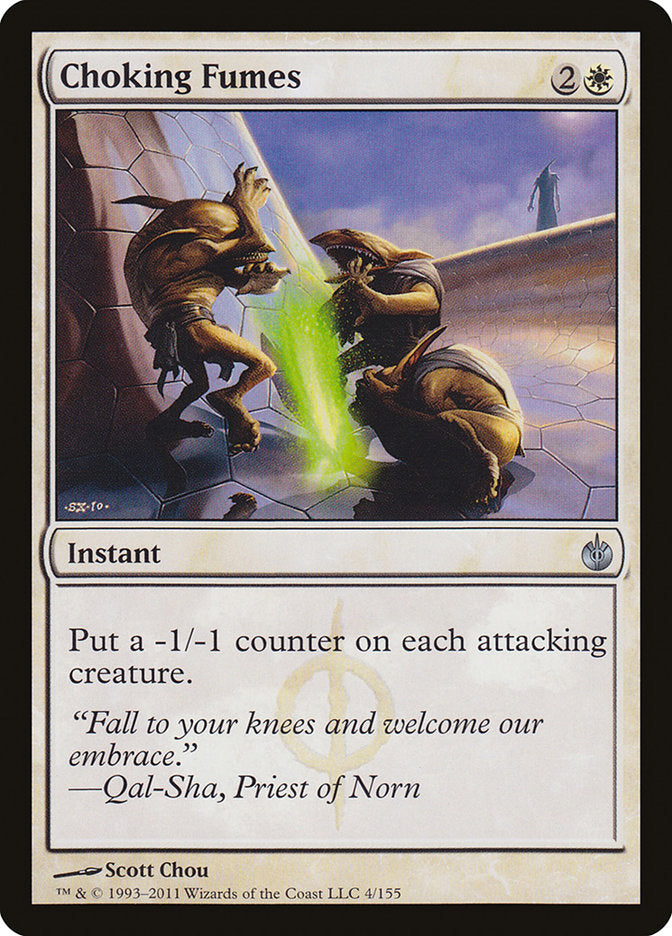 Choking Fumes 4 (Mirrodin Besieged)  - Foil | Good Games Adelaide SA