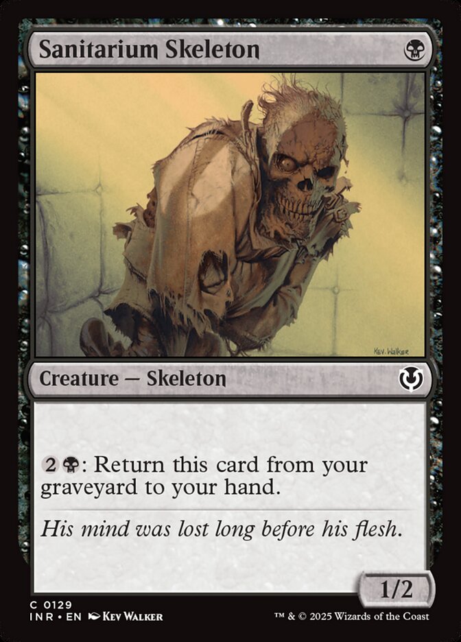 Sanitarium Skeleton 129 (Innistrad Remastered)  - Foil | Good Games Adelaide SA