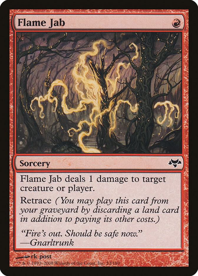 Flame Jab 53 (Eventide)  - Foil | Good Games Adelaide SA