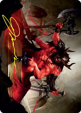 Awaken the Blood Avatar Art Card Gold Stamped Signature 20 (Art Series: Strixhaven)  | Good Games Adelaide SA