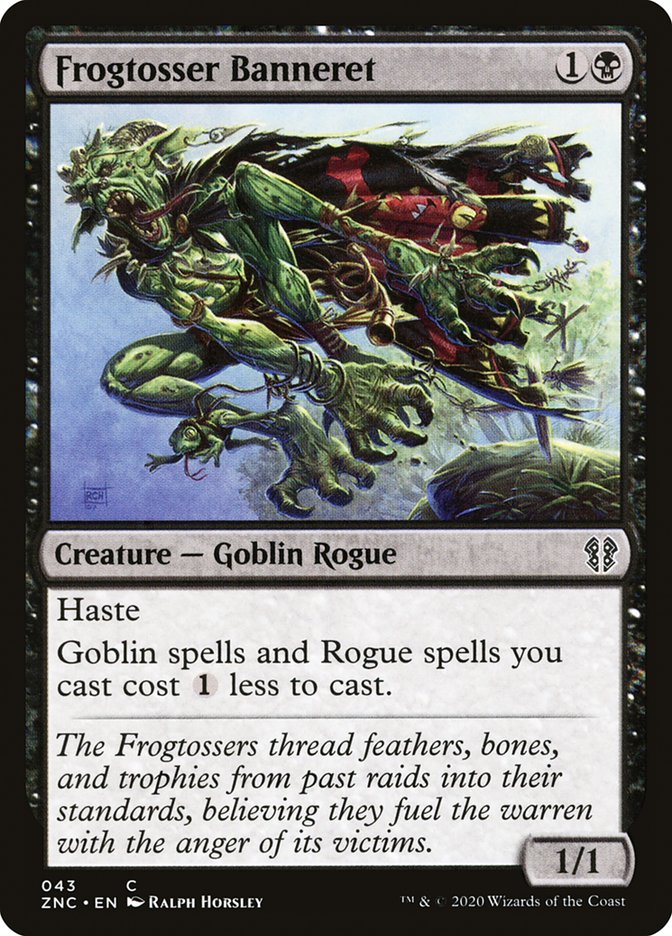 Frogtosser Banneret [Zendikar Rising Commander] | Good Games Adelaide SA