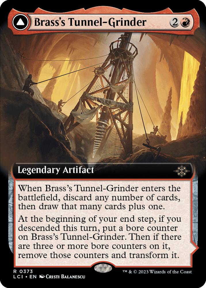 Brass's Tunnel-Grinder // Tecutlan, the Searing Rift 373 (The Lost Caverns of Ixalan)  | Good Games Adelaide SA