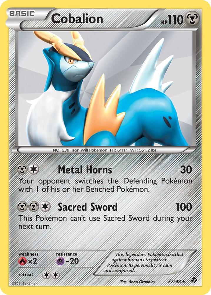 Cobalion 77/98 (Emerging Powers)  - Holofoil | Good Games Adelaide SA