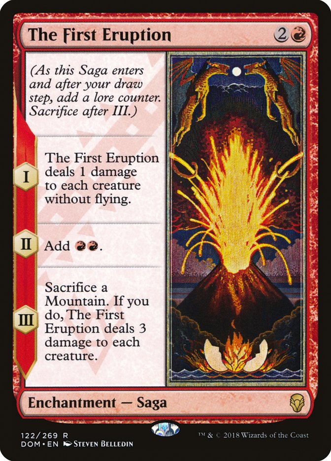The First Eruption 122 (Dominaria)  | Good Games Adelaide SA