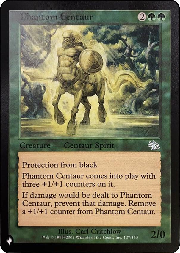 Phantom Centaur Misprint 127 (The List Reprints)  | Good Games Adelaide SA