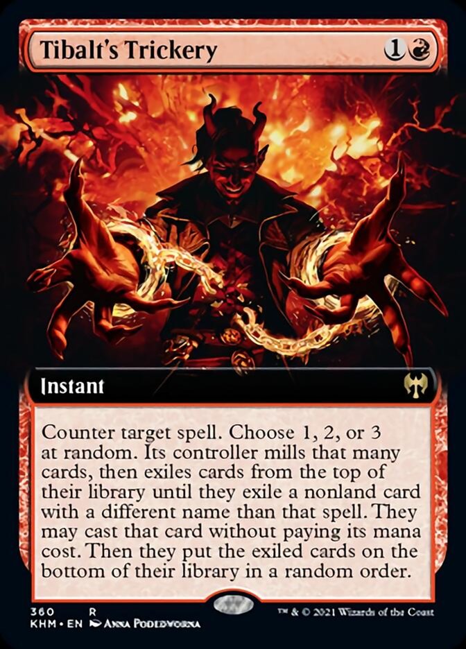 Tibalt's Trickery (Extended Art) [Kaldheim] | Good Games Adelaide SA