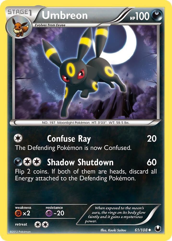 Umbreon 61 61/108 (Dark Explorers)  | Good Games Adelaide SA
