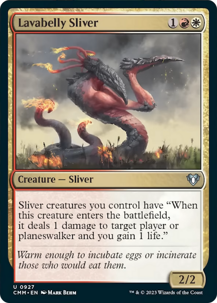 Lavabelly Sliver [Commander Masters] | Good Games Adelaide SA