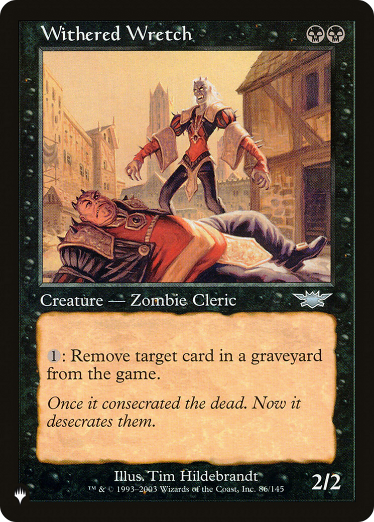 Withered Wretch [The List Reprints] | Good Games Adelaide SA