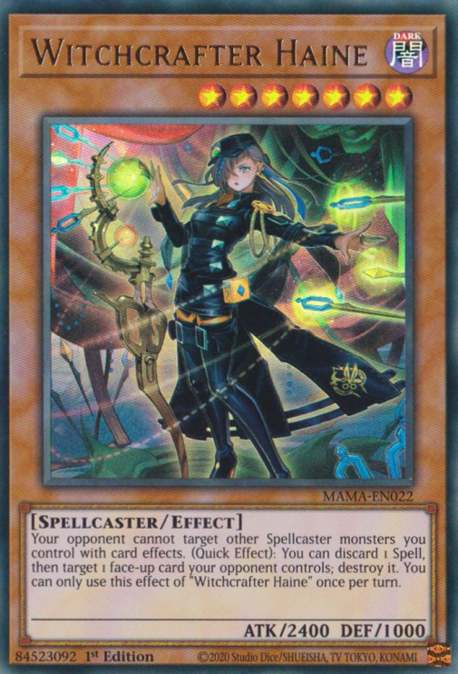 Witchcrafter Haine [MAMA-EN022] Ultra Rare | Good Games Adelaide SA