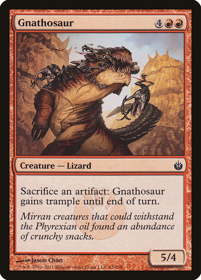 Gnathosaur 63 (Mirrodin Besieged)  - Foil | Good Games Adelaide SA