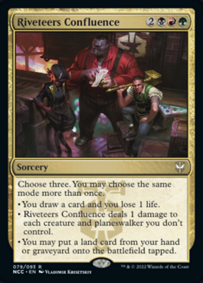 Riveteers Confluence [Streets of New Capenna Commander] | Good Games Adelaide SA