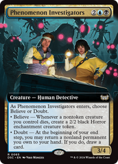 Phenomenon Investigators (Extended Art) [Duskmourn: House of Horror Commander] | Good Games Adelaide SA