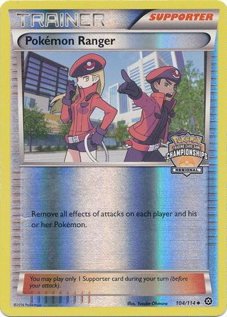Pokemon Ranger (104/114) (Championship Promo) [XY: Steam Siege] | Good Games Adelaide SA