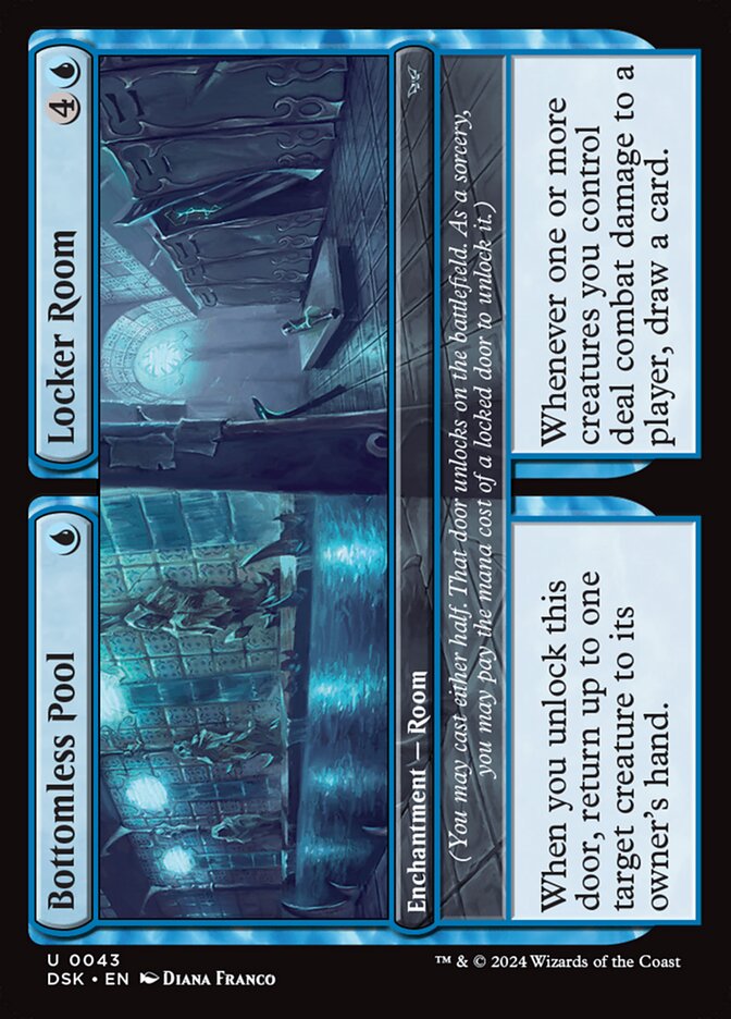Bottomless Pool // Locker Room 43 (Duskmourn: House of Horror)  - Foil | Good Games Adelaide SA