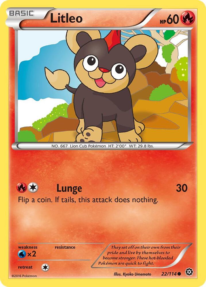 Litleo 22/114 (XY - Steam Siege)  | Good Games Adelaide SA
