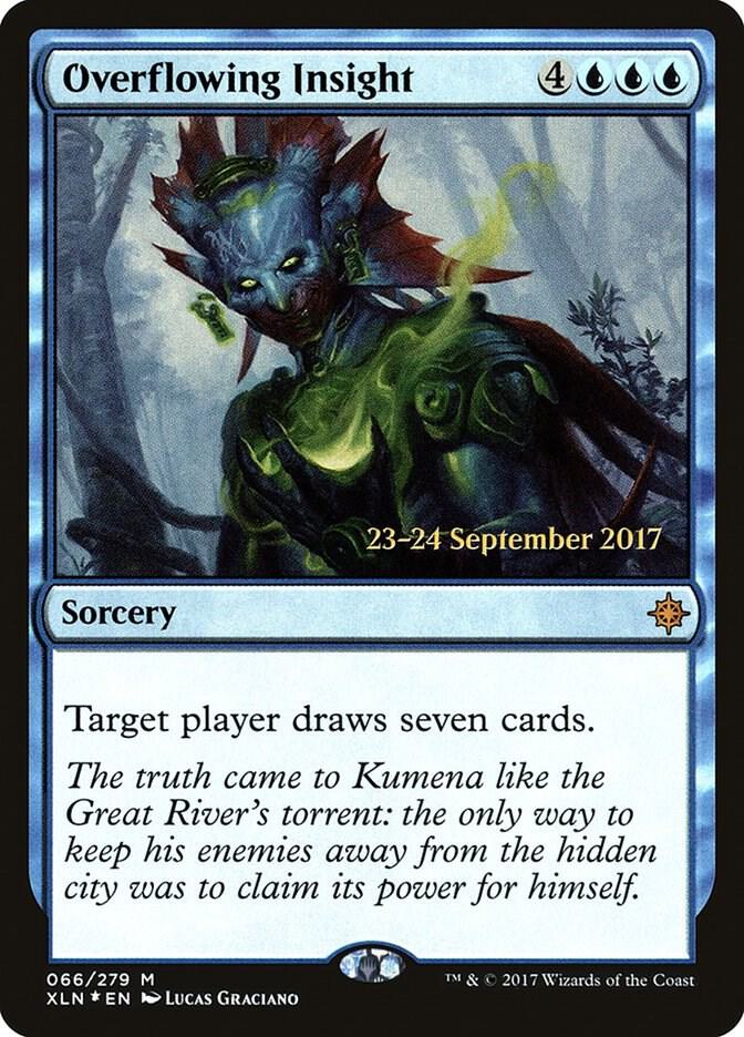 Overflowing Insight 66 (Prerelease Cards)  - Foil | Good Games Adelaide SA