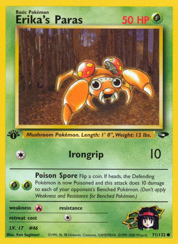 Erikas Paras 071/132 (Gym Challenge)  - 1st Edition | Good Games Adelaide SA
