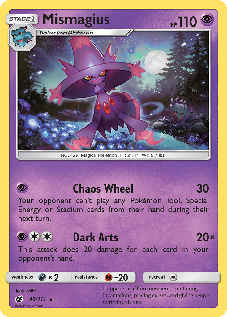 Mismagius (40/111) [Sun & Moon: Crimson Invasion] | Good Games Adelaide SA