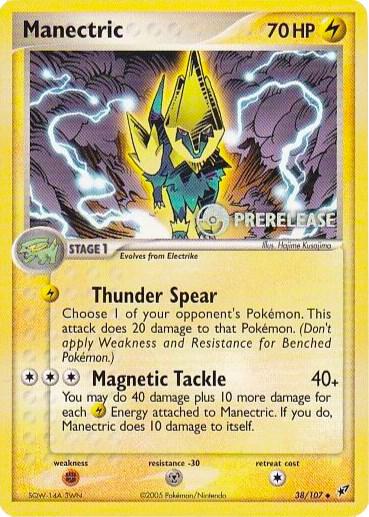 Manectric Prerelease 38/107 (Nintendo Promos)  | Good Games Adelaide SA