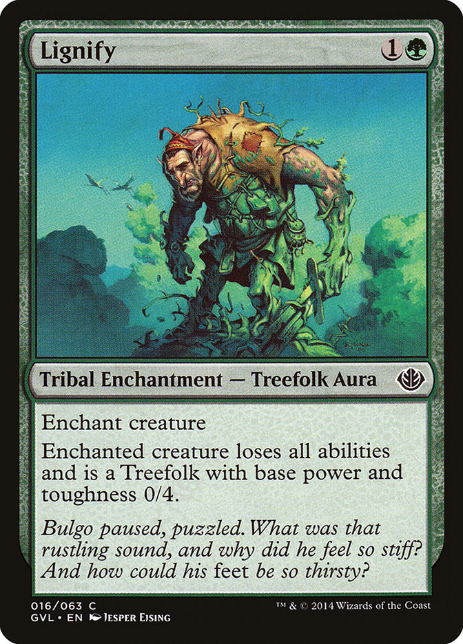 Lignify (Garruk vs. Liliana) [Duel Decks Anthology] | Good Games Adelaide SA