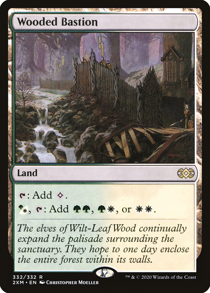 Wooded Bastion 332 (Double Masters)  - Foil | Good Games Adelaide SA