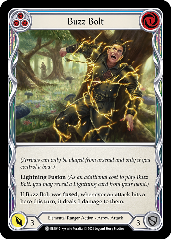 Buzz Bolt (Blue) [ELE049] (Tales of Aria)  1st Edition Normal | Good Games Adelaide SA