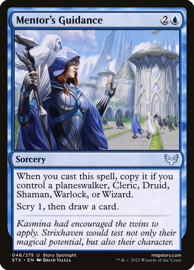 Mentor's Guidance 46 (Strixhaven: School of Mages)  - Foil | Good Games Adelaide SA