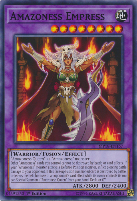 Amazoness Empress [MP18-EN167] Common | Good Games Adelaide SA