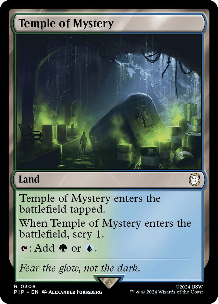 Temple of Mystery 308 (Universes Beyond: Fallout)  - Foil | Good Games Adelaide SA